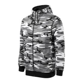 Camo Zipper Felső férfi