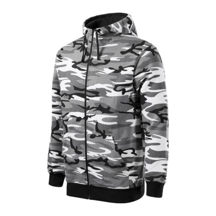 Camo Zipper Felső férfi