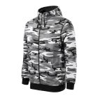 Camo Zipper Felső férfi