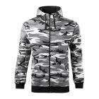Camo Zipper Felső férfi