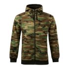 Camo Zipper Felső férfi