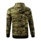 Camo Zipper Felső férfi