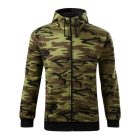 Camo Zipper Felső férfi