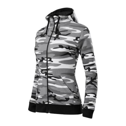 Camo Zipper Felső női