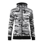 Camo Zipper Felső női
