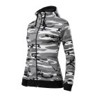 Camo Zipper Felső női