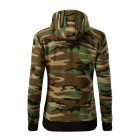 Camo Zipper Felső női