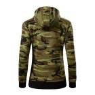 Camo Zipper Felső női