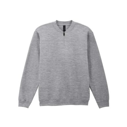 Gildan GISF008 SOFTSTYLE™ MIDWEIGHT FELNŐTT 1/4 CIPZÁRAS PULÓVER 3XL